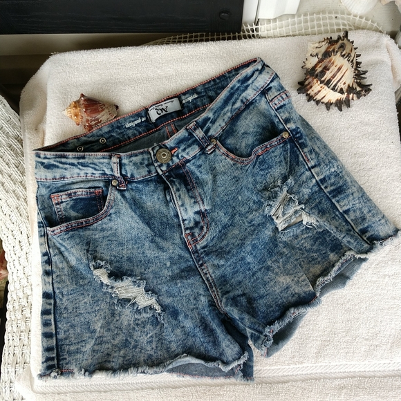 American Quality Denim Other - 💕Distressed Girls 🧑 Shorts 🆒American Quality Denim